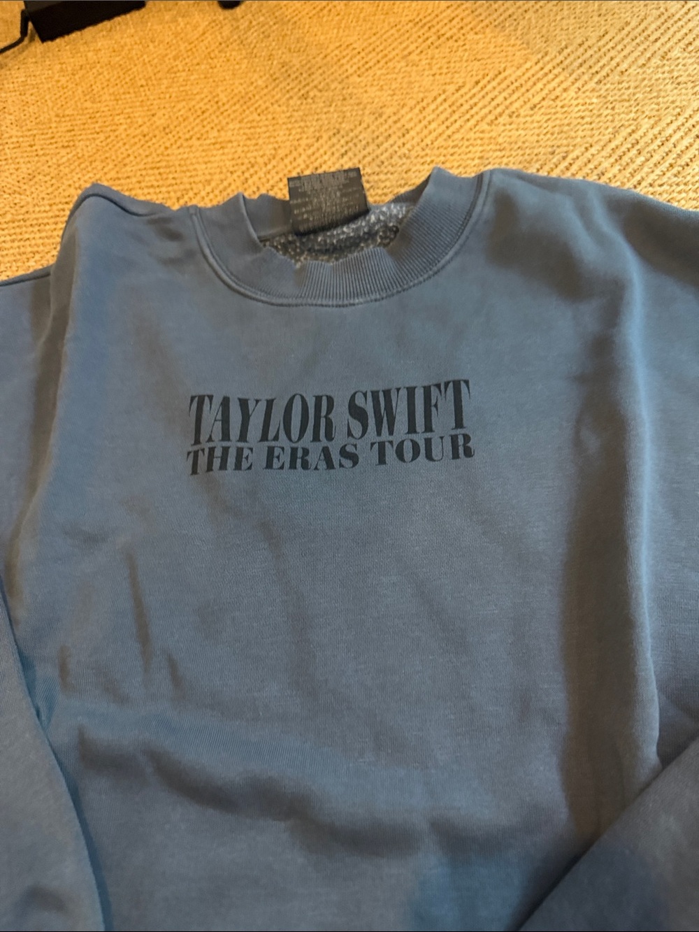 Taylor Swift Slate Blue Crewneck Sweatshirt - The Eras Tour - Picture 2 of 3
